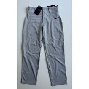NIKE Vapor Pro Full Length Baseball Pants Boys Large Tailored Fit Gray 26"‎